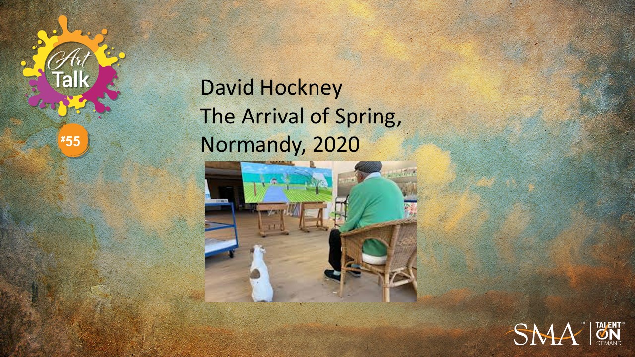 David Hockney Arrival of Spring